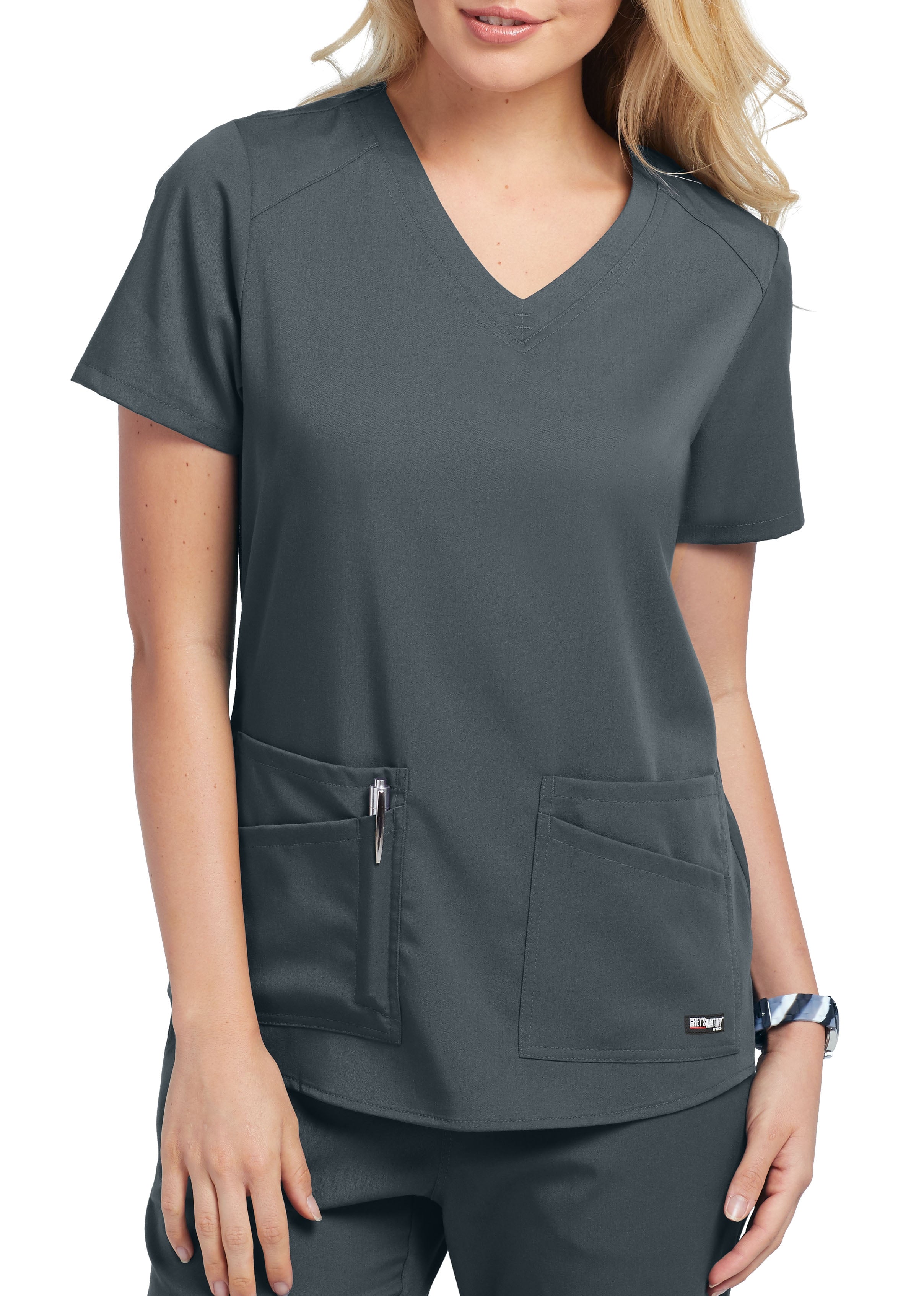 Grey's Anatomy+SS Emma Women's V-Top GRST011 – scrubn
