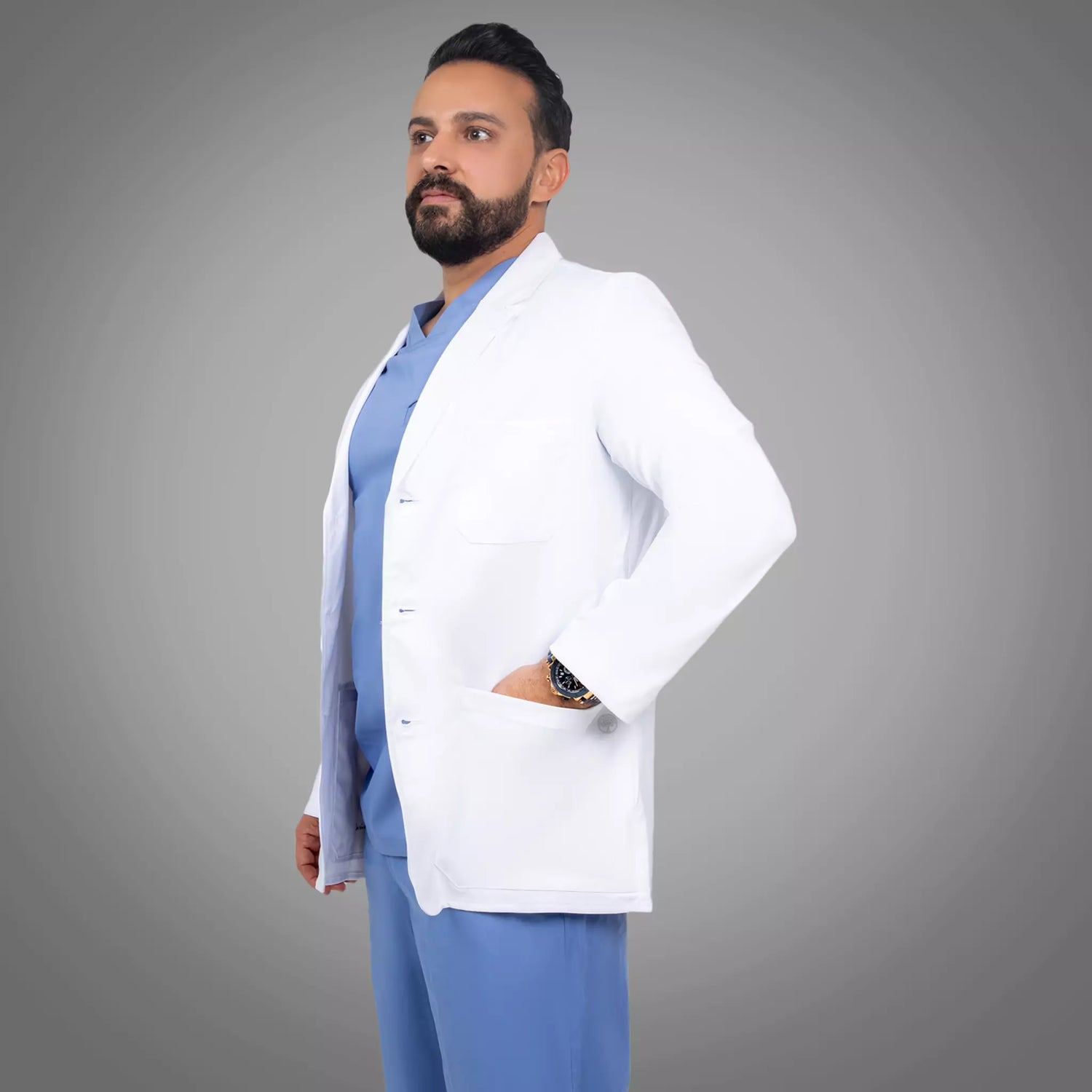 HH Leo Mens 30 Inch Lab Coat 5150