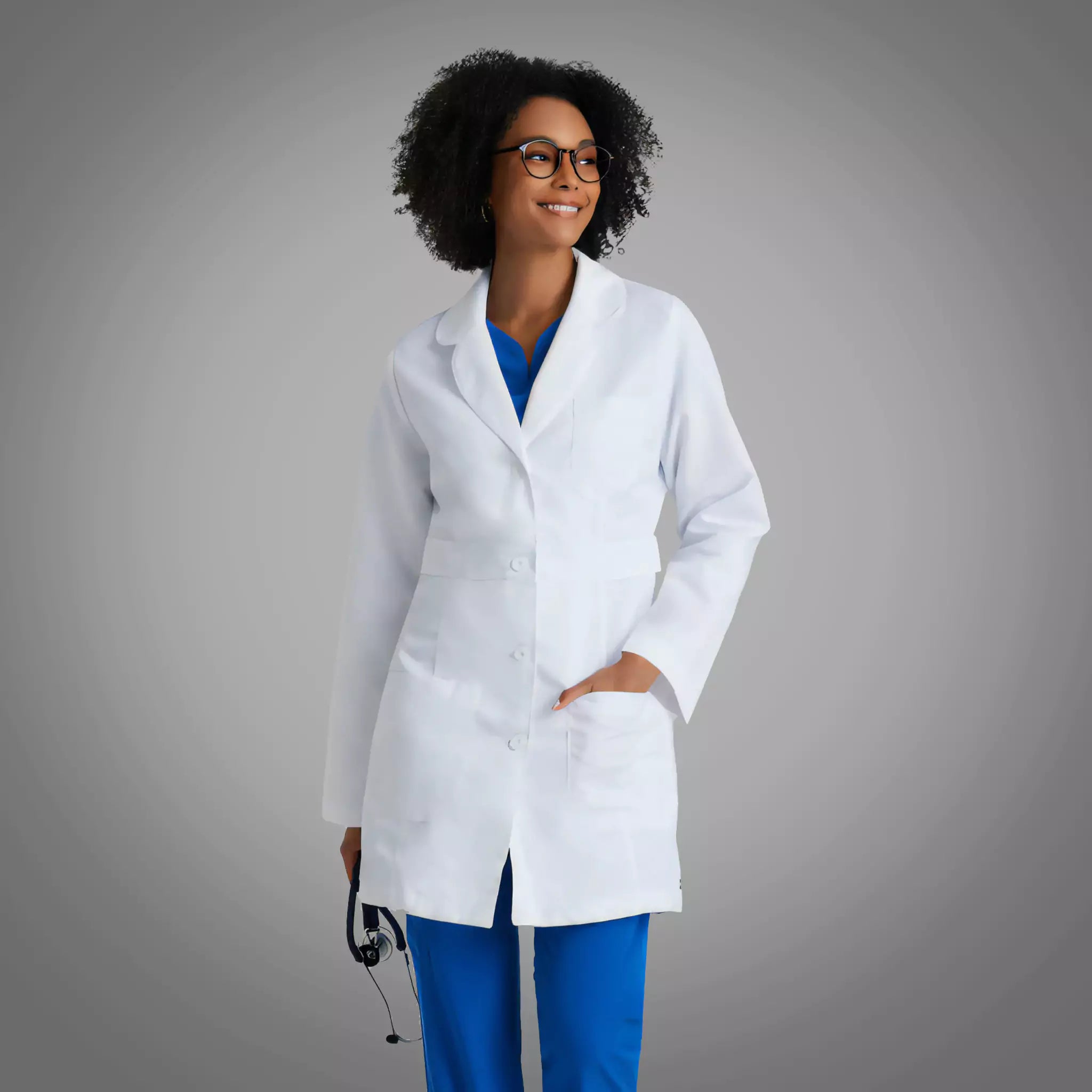 Greys Anatomy 34" Womens 3PKTWomens  Lab coat 4481 - scrubn